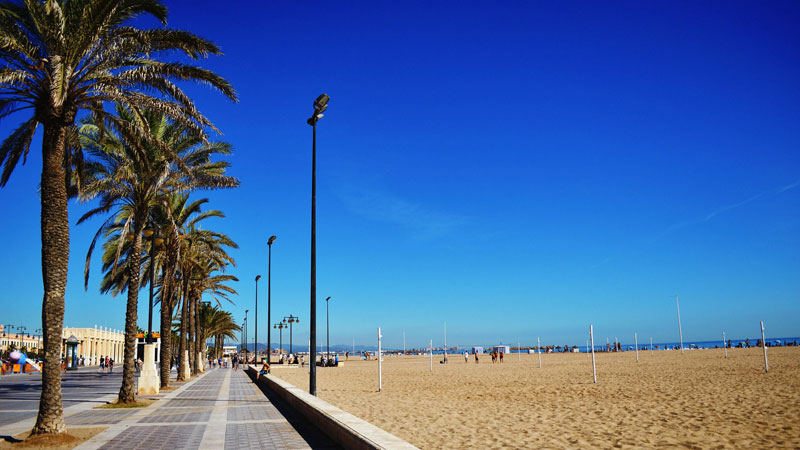 Гей пляж Playa de l’Arbre del Gos Валенсия