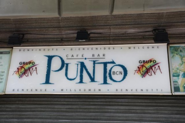Гей обзор гей бар «Punto» Барселона, Испания